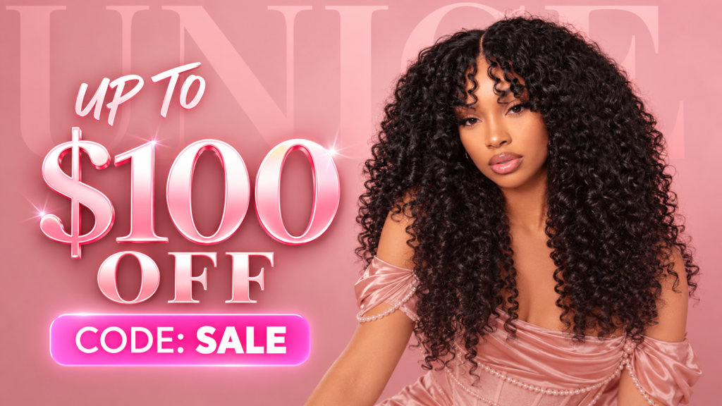 UNice: Up to $100 Off with Code SALE